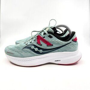 SAUCONY Runninv Shoe Womens Size 9.5 Guide 16 Seafoam/Pink Engineered S10810-16